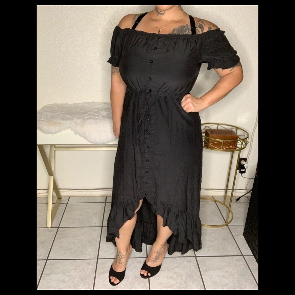 New Boho Chic High Low Dress